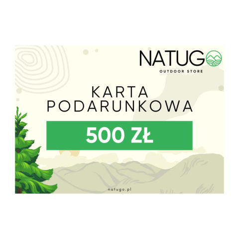 Karta podarunkowa Natugo 500 zł