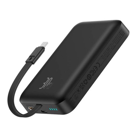 Powerbank magnetyczny Baseus Magnetic Mini 10000 mAh - czarny - inny widok