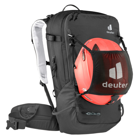 Plecak skiturowy Deuter Freerider 30 - black - mocowanie kasku