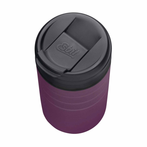 Kubek termiczny Esbit Majoris Thermo Mug Flip Top 450 ml - bordowy - góra