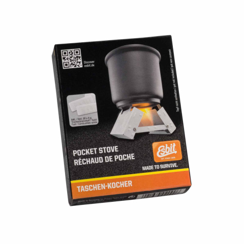 Kuchenka na paliwo stałe Esbit Pocket Stove Small 20 x 4 g - opakowanie