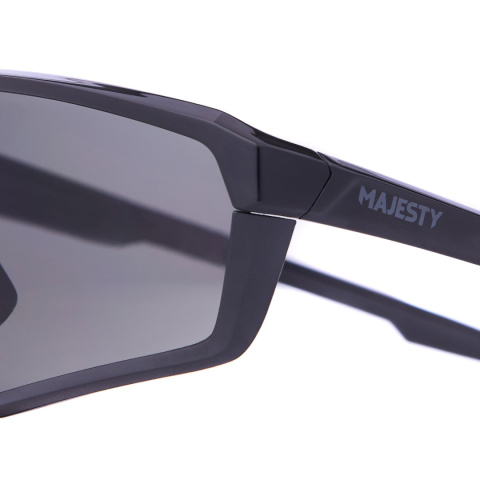 Okulary przeciwsłoneczne Majesty Pro Tour - black/black pearl - detal