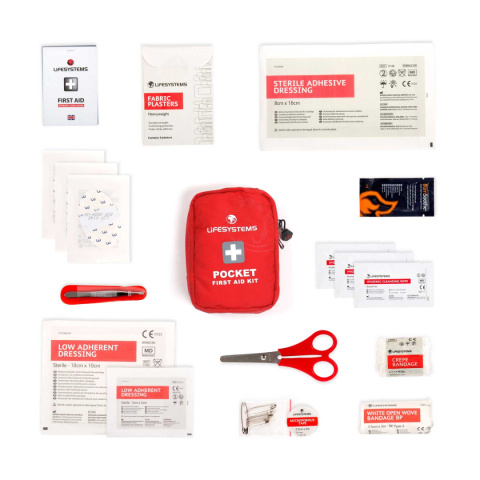 Apteczka kieszonkowa Lifesystems Pocket First Aid Kit - wyposażenie