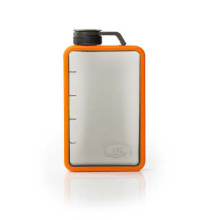 Piersiówka GSI Outdoors Boulder 10 Flask 295 ml - pomarańczowy