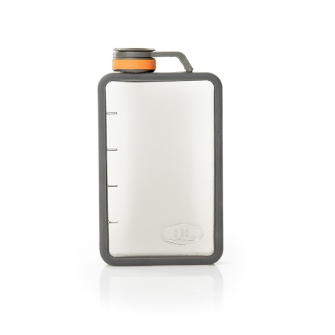 Piersiówka GSI Outdoors Boulder 10 Flask 295 ml - szary - główne