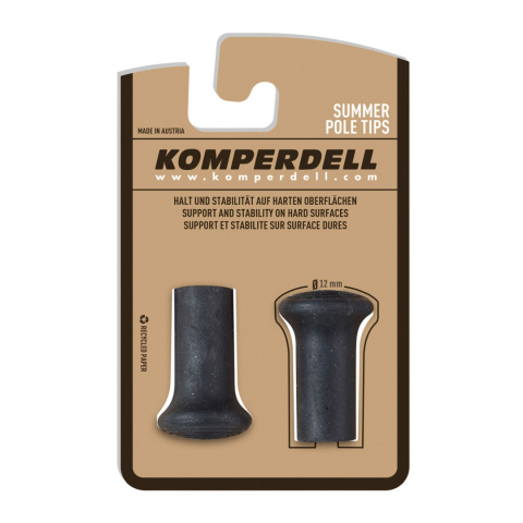 Końcówki gumowe Komperdell Rubber Tip 12 mm do kijów trekkingowych