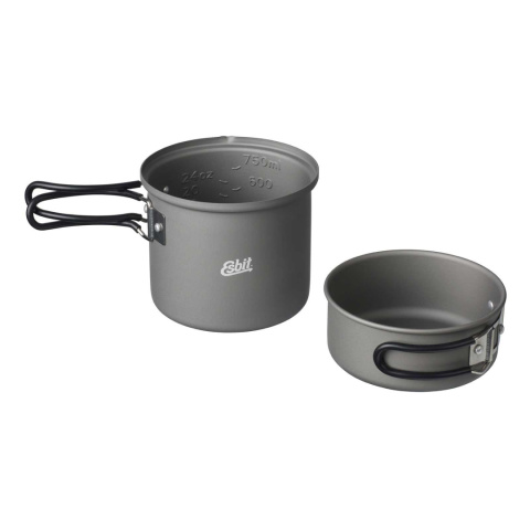 Garnki turystyczne Esbit Aluminium Pot 1000 ml + 475 ml - komplet