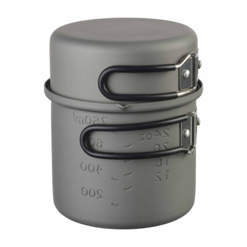 Garnki turystyczne Esbit Aluminium Pot 1000 ml + 475 ml - zamknięty