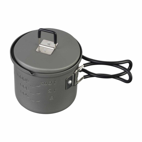 Garnek turystyczny Esbit Aluminium Pot 625 ml - miarka