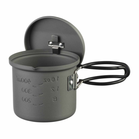 Garnek turystyczny Esbit Aluminium Pot 625 ml - uchwyt na pokrywkę