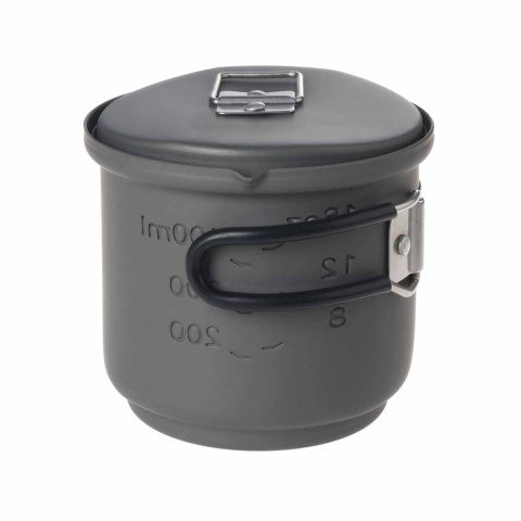 Zestaw do gotowania Esbit Solid Fuel Cookset 585 ml z kuchenką na paliwo stałe - garnek