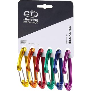 Karabinki wspinaczkowe Climbing Technology Skylotec Fly-Weight Evo SET (6-pack)