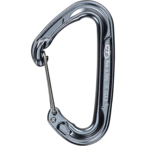 Karabinek wspinaczkowy Climbing Technology Skylotec Fly-Weight Evo - szary