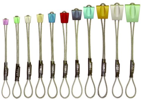 Kości wspinaczkowe DMM Wallnut Set 1–6 