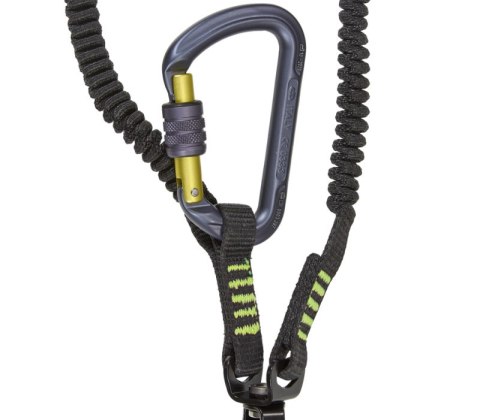 Lonża via ferrata Climbing Technology Hook It Compact Twist - karabinek Lonża via ferrata Climbing Technology Hook It Compact Twist - karabinek