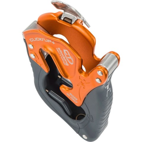 Przyrząd asekuracyjny Climbing Technology Click Up+ - pomarańczowy - detal 1 Przyrząd asekuracyjny Climbing Technology Click Up+ - pomarańczowy - detal 1