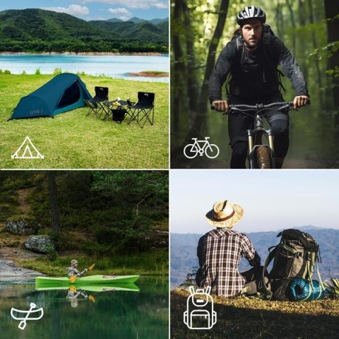Namiot trekkingowy 2-osobowy Nils Camp NC2502 SkyAir 2 - niebieski - różne aktywności Namiot trekkingowy 2-osobowy Nils Camp NC2502 SkyAir 2 - niebieski - różne aktywności