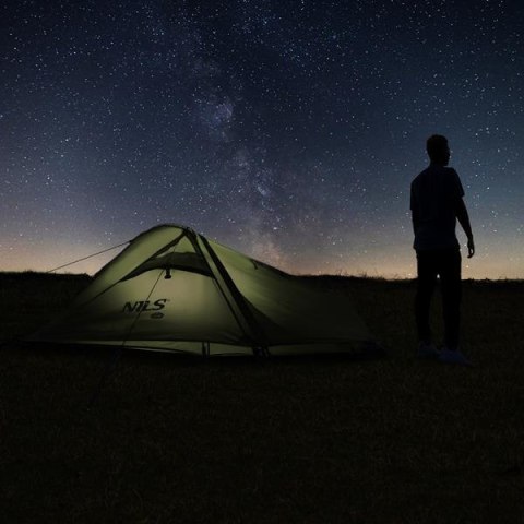 Namiot trekkingowy 2-osobowy Nils Camp NC2502 SkyAir 2 - zielony - noc Namiot trekkingowy 2-osobowy Nils Camp NC2502 SkyAir 2 - zielony - noc