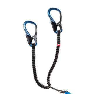 Lonża via ferrata Ocun Captur Pro Swivel - niebieski