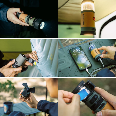 Modułowy zestaw biwakowy Lovork 7-in-1 Camper Kit - przykłady użycia 2 Modułowy zestaw biwakowy Lovork 7-in-1 Camper Kit - przykłady użycia 2