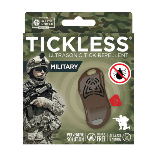 Ultradźwiękowa tarcza przed kleszczami TickLess Military - brązowy