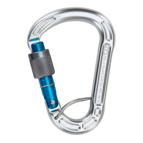 Zestaw do asekuracji i zjazdów Climbing Technology Be-Up Kit - niebieski - karabinek Zestaw do asekuracji i zjazdów Climbing Technology Be-Up Kit - niebieski - karabinek