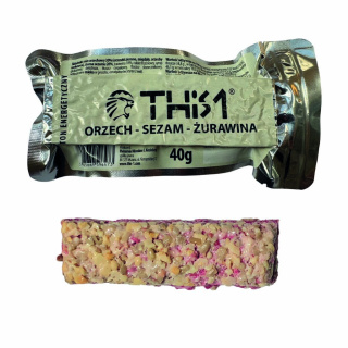 Baton energetyczny This-1 Orzechy sezam żurawina 224 kcal 40 g