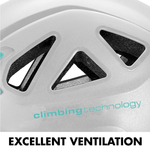 Kask wspinaczkowy Climbing Technology Eclipse - biały - wentylacja Kask wspinaczkowy Climbing Technology Eclipse - biały - wentylacja