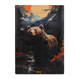 Śpiwór turystyczny 3w1 Nils Camp NC3601 2-osobowy - bear