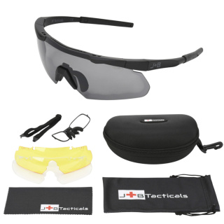 Okulary ochronne JB Tacticals JB-01 - czarny