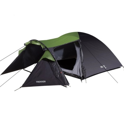 Namiot kempingowy 4-osobowy Nils Camp NC6012 Trekker - zielony