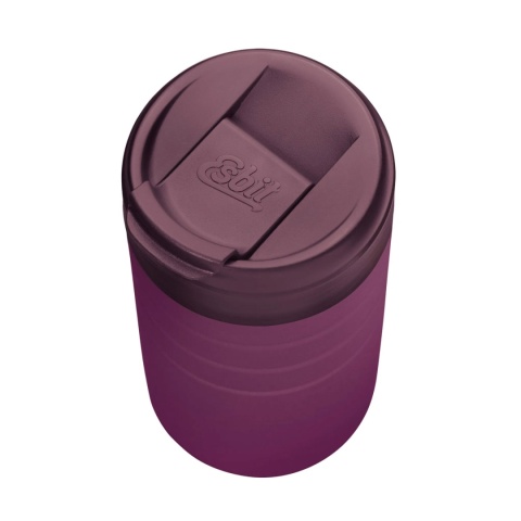 Kubek termiczny Esbit Majoris Thermo Mug Flip Top 450 ml - bordowy - zamknięty Kubek termiczny Esbit Majoris Thermo Mug Flip Top 450 ml - bordowy - zamknięty