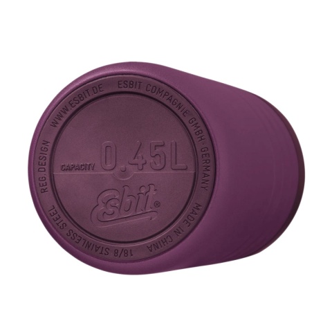 Kubek termiczny Esbit Majoris Thermo Mug Flip Top 450 ml - bordowy - spód Kubek termiczny Esbit Majoris Thermo Mug Flip Top 450 ml - bordowy - spód