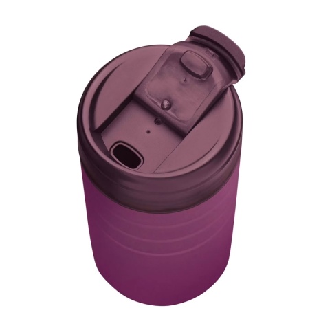 Kubek termiczny Esbit Majoris Thermo Mug Flip Top 450 ml - bordowy - otwarty Kubek termiczny Esbit Majoris Thermo Mug Flip Top 450 ml - bordowy - otwarty