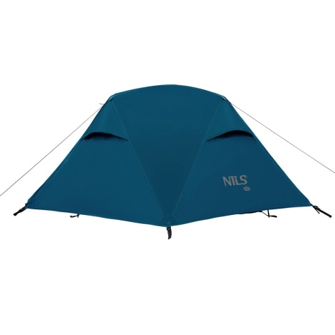 Namiot trekkingowy 2-osobowy Nils Camp NC2502 SkyAir 2 - niebieski - przód