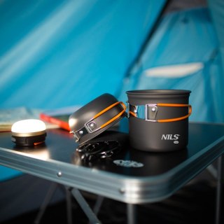 Garnek turystyczny Nils Camp NC1704 800 ml z niezbędnikiem