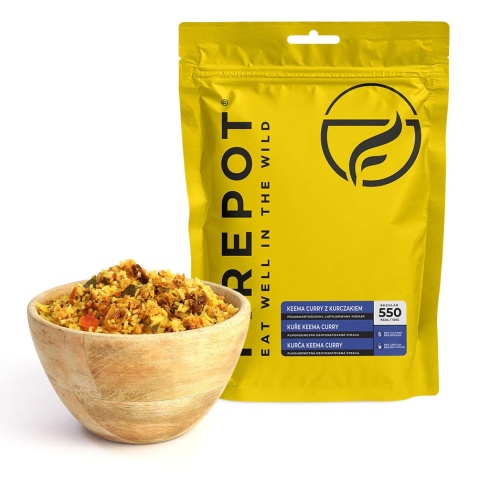 Żywność turystyczna Firepot Keema Curry z kurczakiem 550 kcal