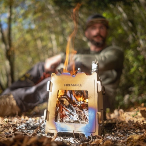 Kuchenka turystyczna FireMaple Fortress Titanium Wood Stove - palenie drewnem Kuchenka turystyczna FireMaple Fortress Titanium Wood Stove - palenie drewnem