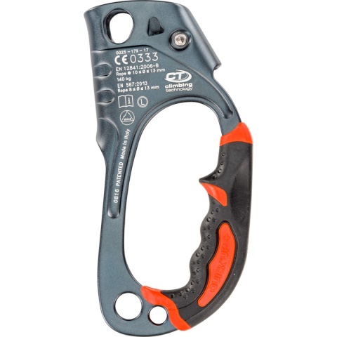 Przyrząd zaciskowy (małpa) Climbing Technology Quick Up+ - lewy - druga strona Przyrząd zaciskowy (małpa) Climbing Technology Quick Up+ - lewy - druga strona
