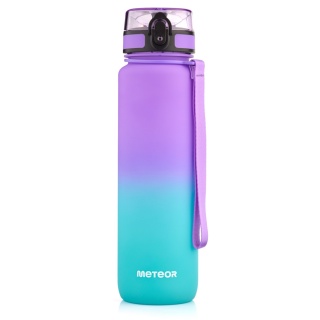 Butelka z tritanu Meteor 1000 ml - fioletowy/błękitny