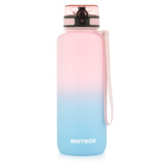 Butelka z tritanu Meteor 1500 ml - różowy/niebieski