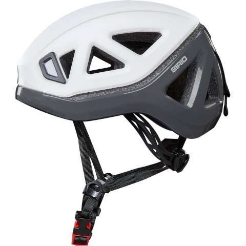 Kask wspinaczkowy Climbing Technology Sirio - biały/szary - bok Kask wspinaczkowy Climbing Technology Sirio - biały/szary - bok