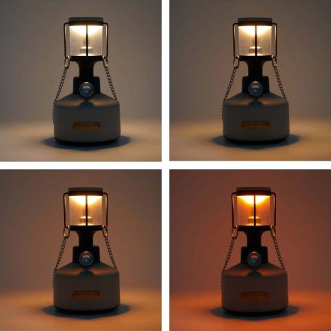 Lampa kempingowa Lovork Mistral - szary - różne kolory światła Lampa kempingowa Lovork Mistral - szary - różne kolory światła