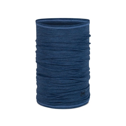 Chusta wielofunkcyjna z wełny merino Buff Merino Lightweight - multistripes tempest (niebieski)