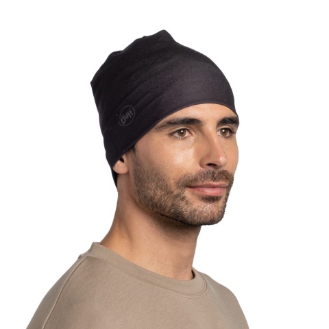 Czapka termoaktywna Buff Ecostretch Beanie - czarny - użycie 2