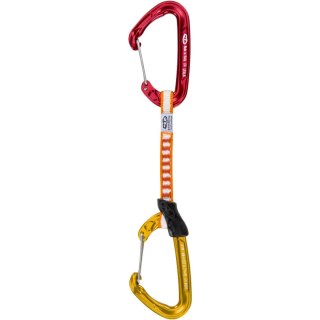 Ekspres wspinaczkowy Climbing Technology Skylotec Fly-Weight Evo UL 12 cm - złoty/czerwony 