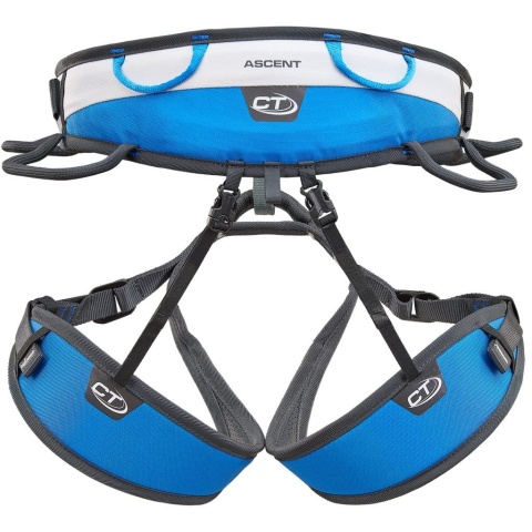 Uprząż wspinaczkowa Climbing Technology Skylotec Ascent - niebieski/srebrny/szary - tył
