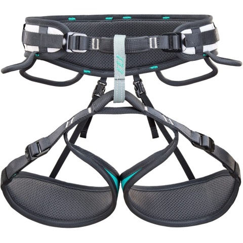 Uprząż wspinaczkowa Climbing Technology Skylotec Ascent - turkusowy/srebrny/szary - tył