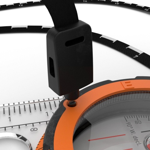 Kompas Silva Expedition S z lusterkiem i klinometrem - smycz detal 2