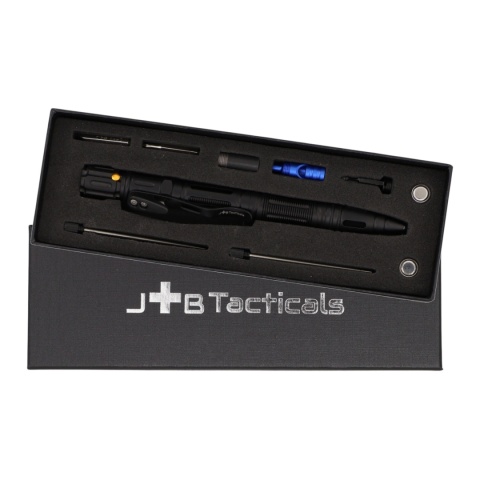 Długopis taktyczny JB Tacticals EDC JB-04 10w1 - czarny - opakowanie